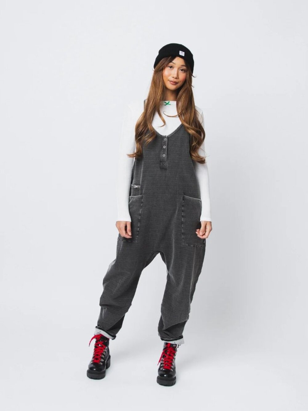 Rag's Medium Grey Womens Romper